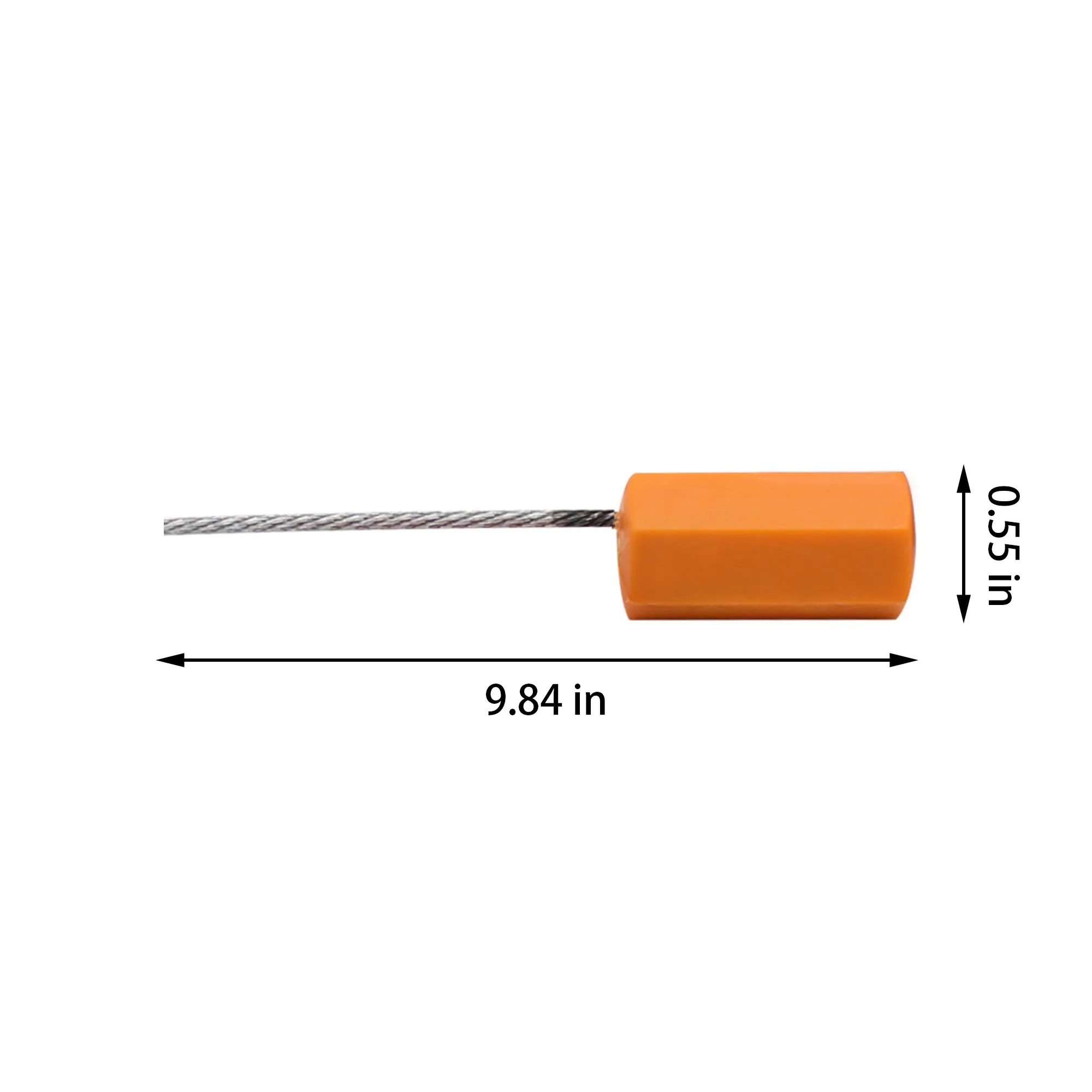 MOQ 20 Custom Disposable Steel Wire Security Tie 7