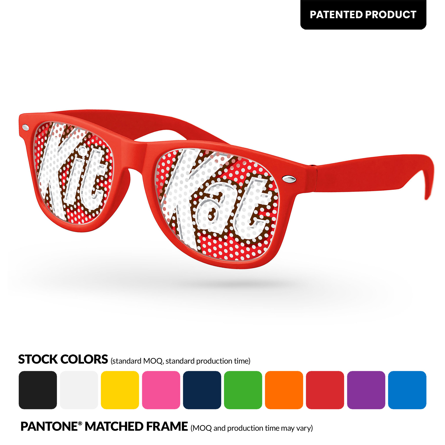 Metallic Retro Pinhole Sunglasses