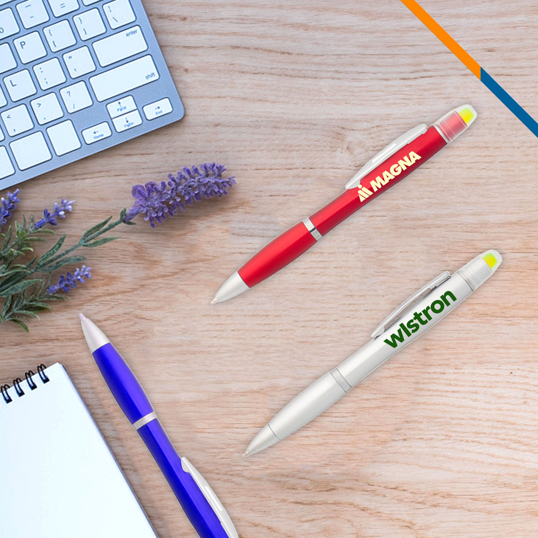 Tade 2in1 Highlighter Ballpoint Pen 3