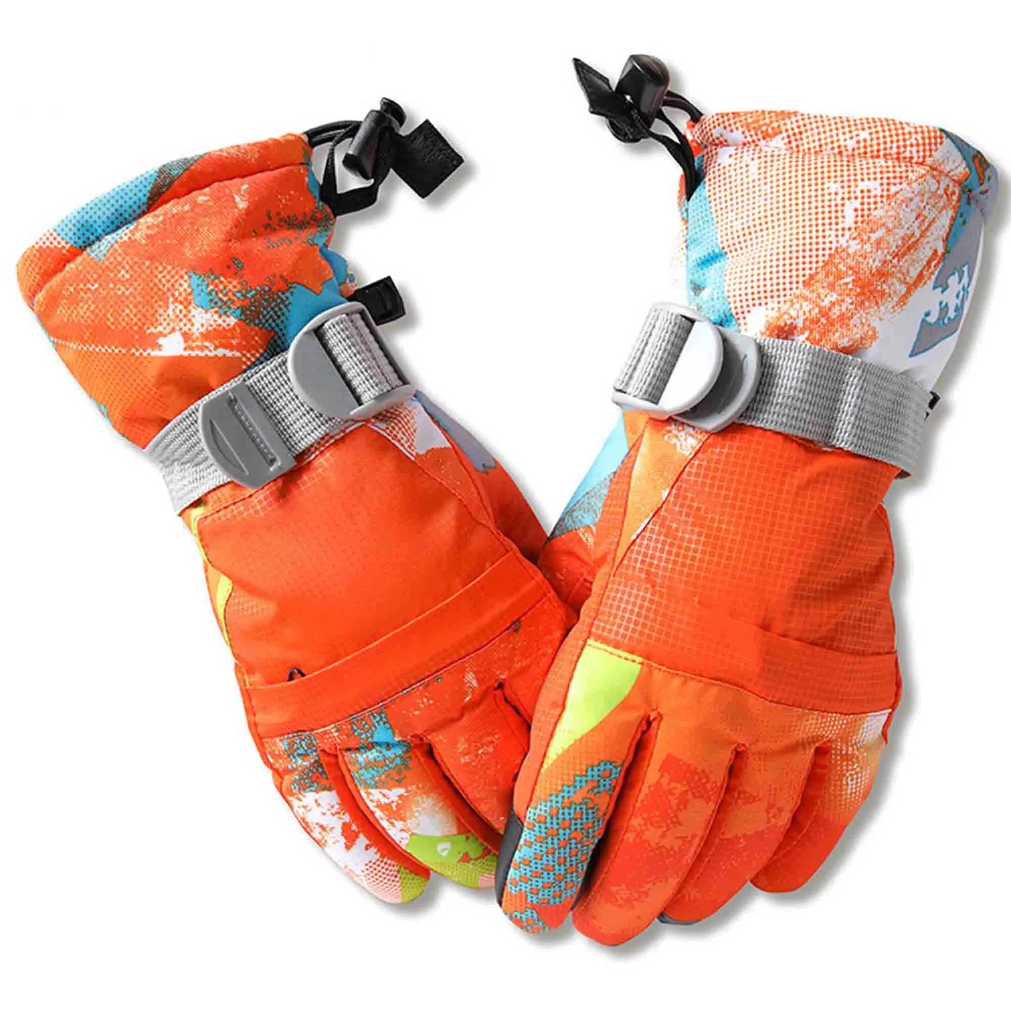 Waterproof Touchscreen Warm Winter Snowboard Gloves 6