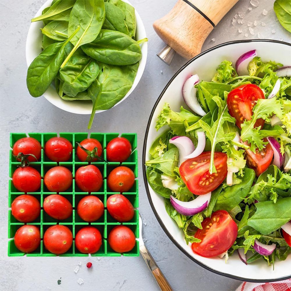 Cherry tomatoes cutting machine 4