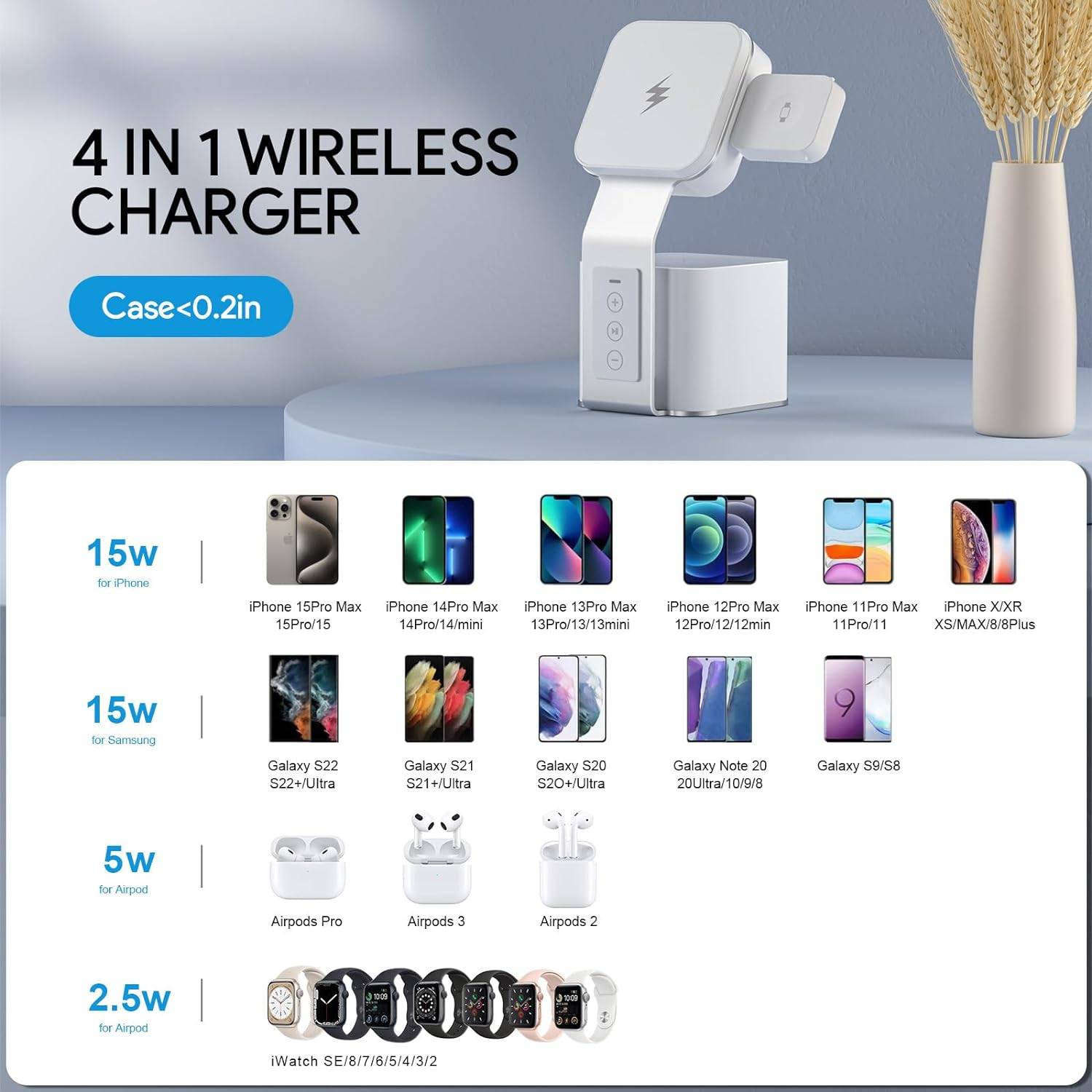 4 in 1 Magnetic Charging Stand 4