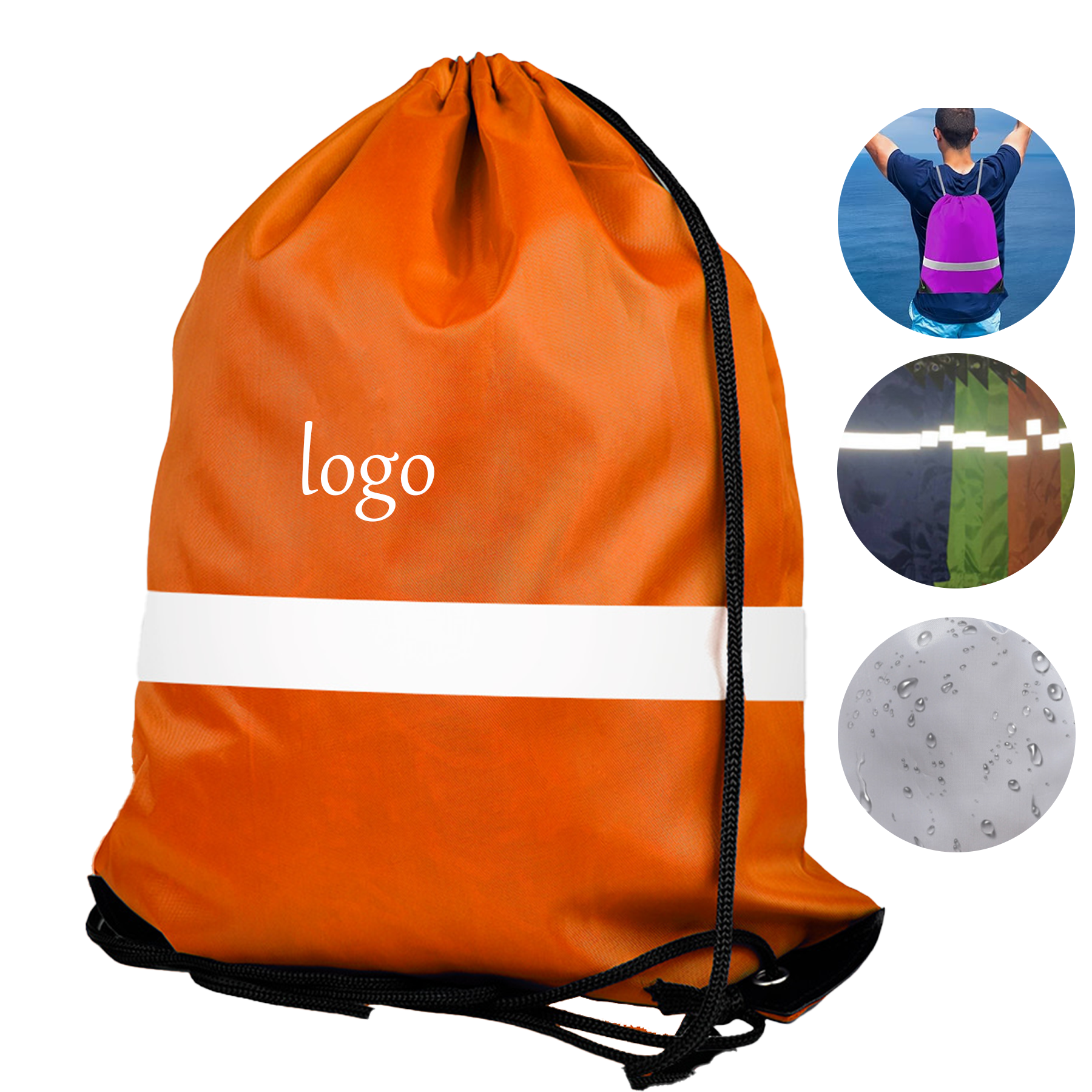 Safety Drawstring Backpack 10