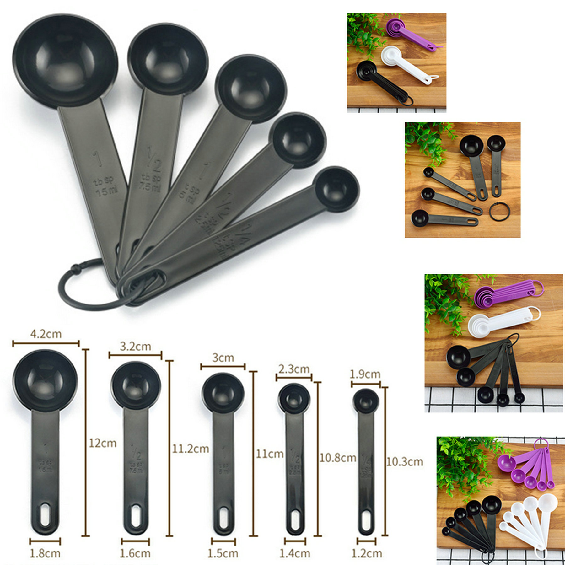 Plastic Measuring Spoon Set 1