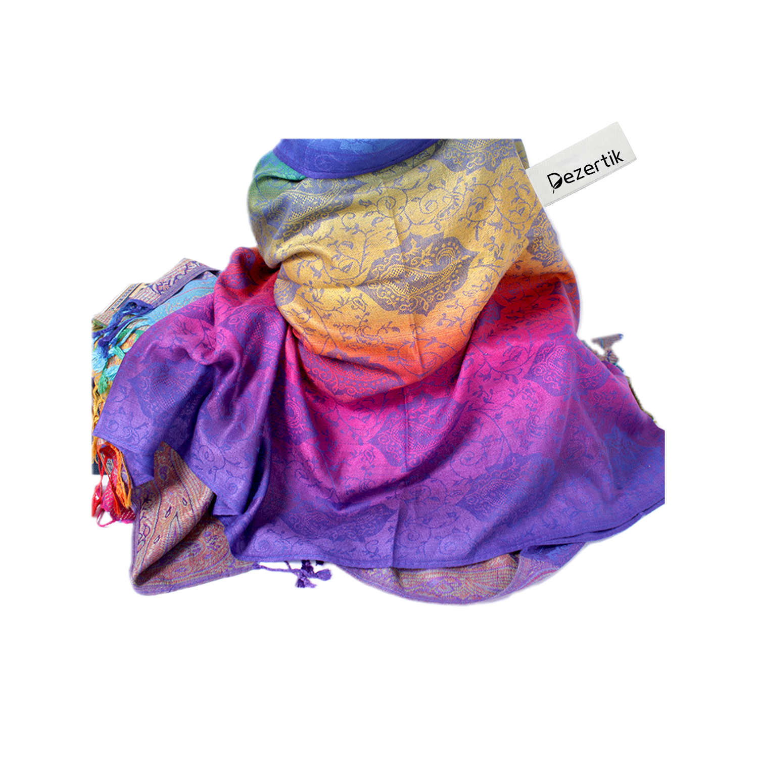 Mixed-Style Jacquard Women's Fashionable Scarf and Shawl 8