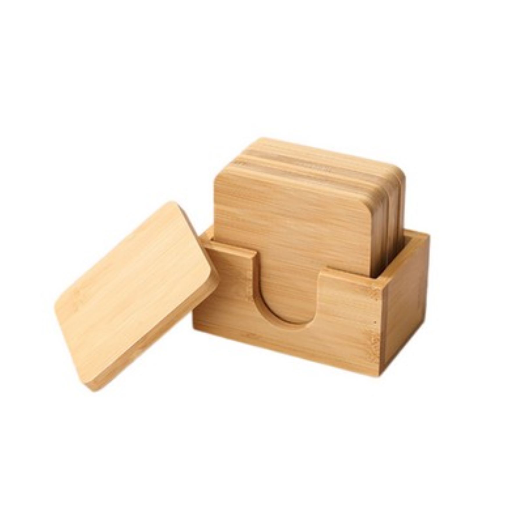 Square Bamboo Coaster 4