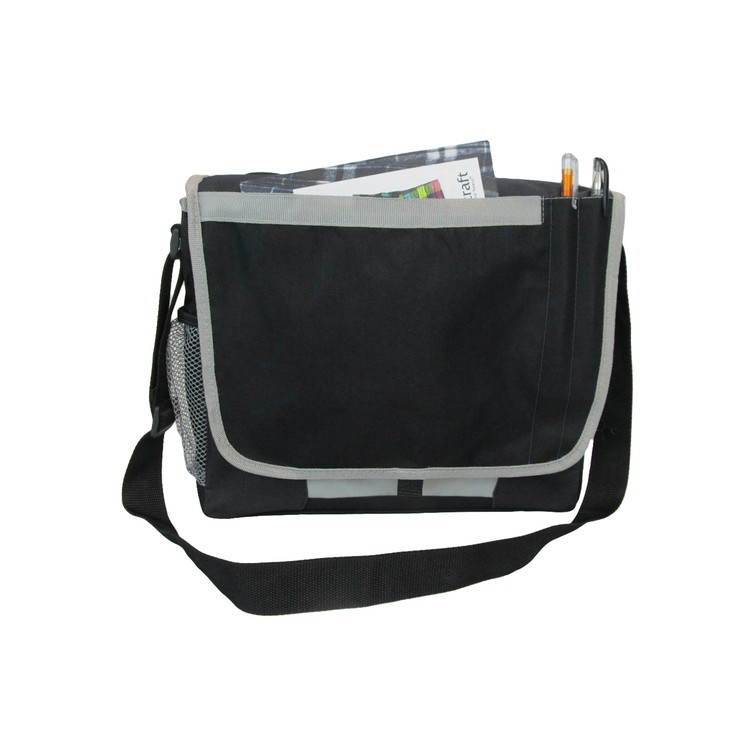 Messenger brief with side mesh pockets 7