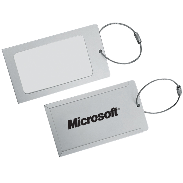 Aluminum Luggage Tag 1