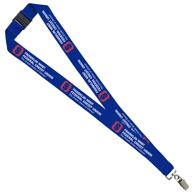 "AUBURN" 1" Overseas Silkscreen Lanyard 4