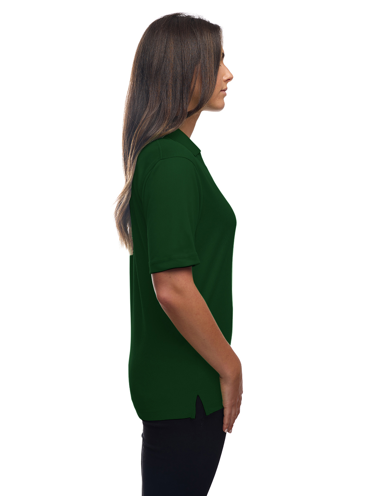Blue Generation - Women's Pocketless Wicking V-Neck Polo 19