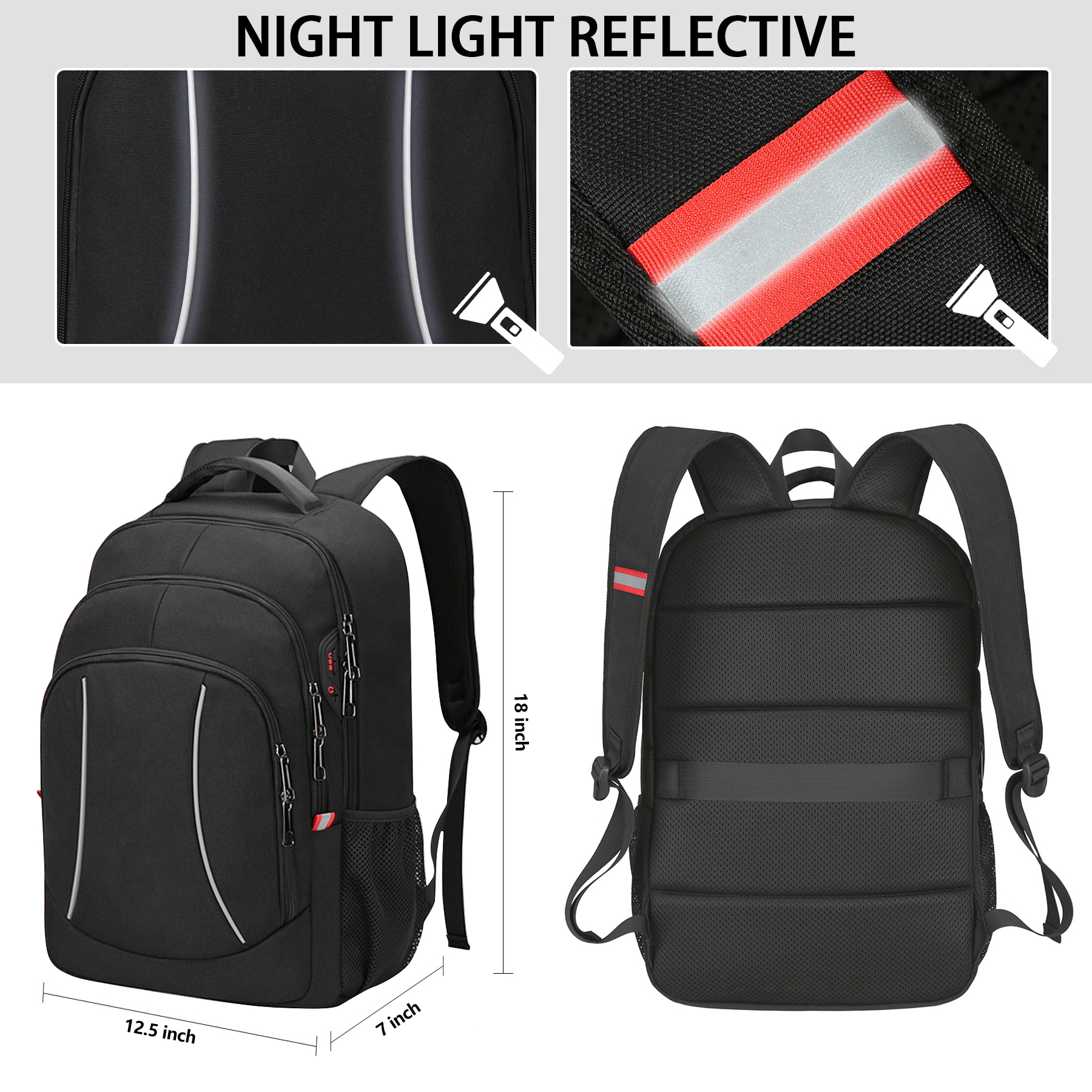 Deluxe 15.6" Business Computer Backpack 1