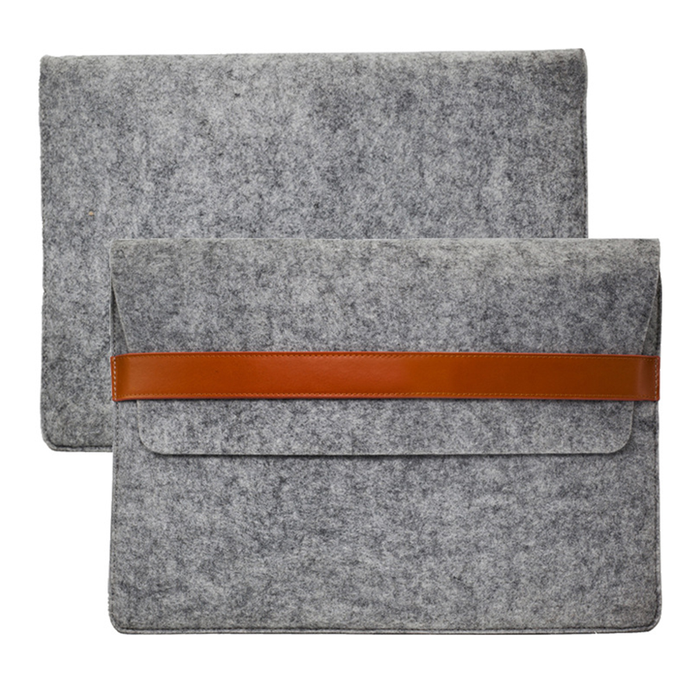 13" Felt Sleeve Case with pocket for Laptop Tablet 3
