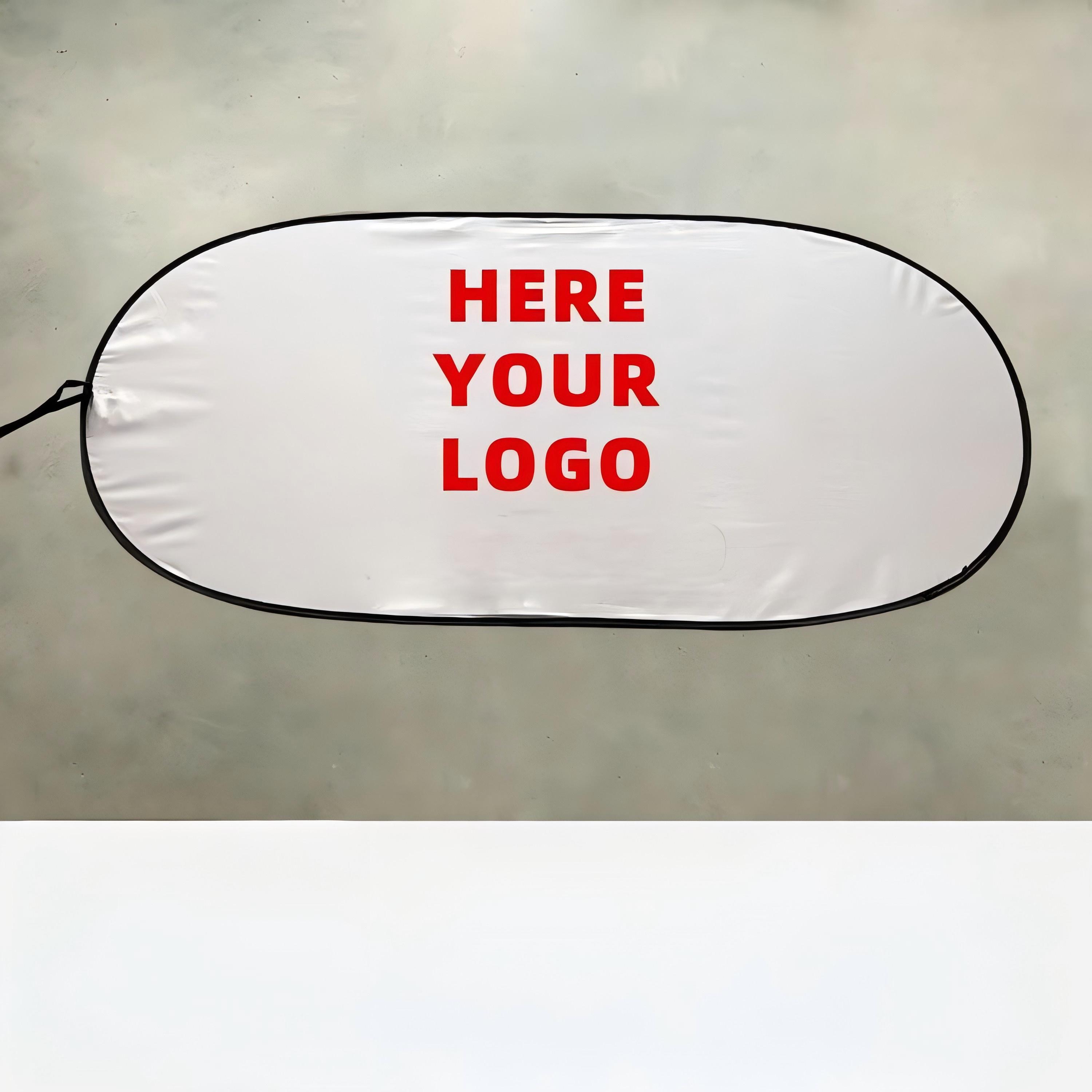 The single circle of the car sun visor is coated with silver fabric 2