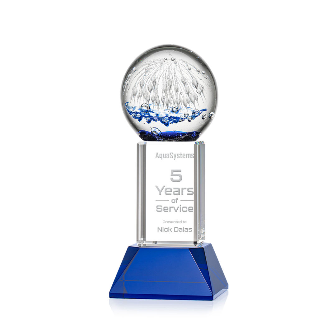 Starburst Award on Stowe Base - Blue 3