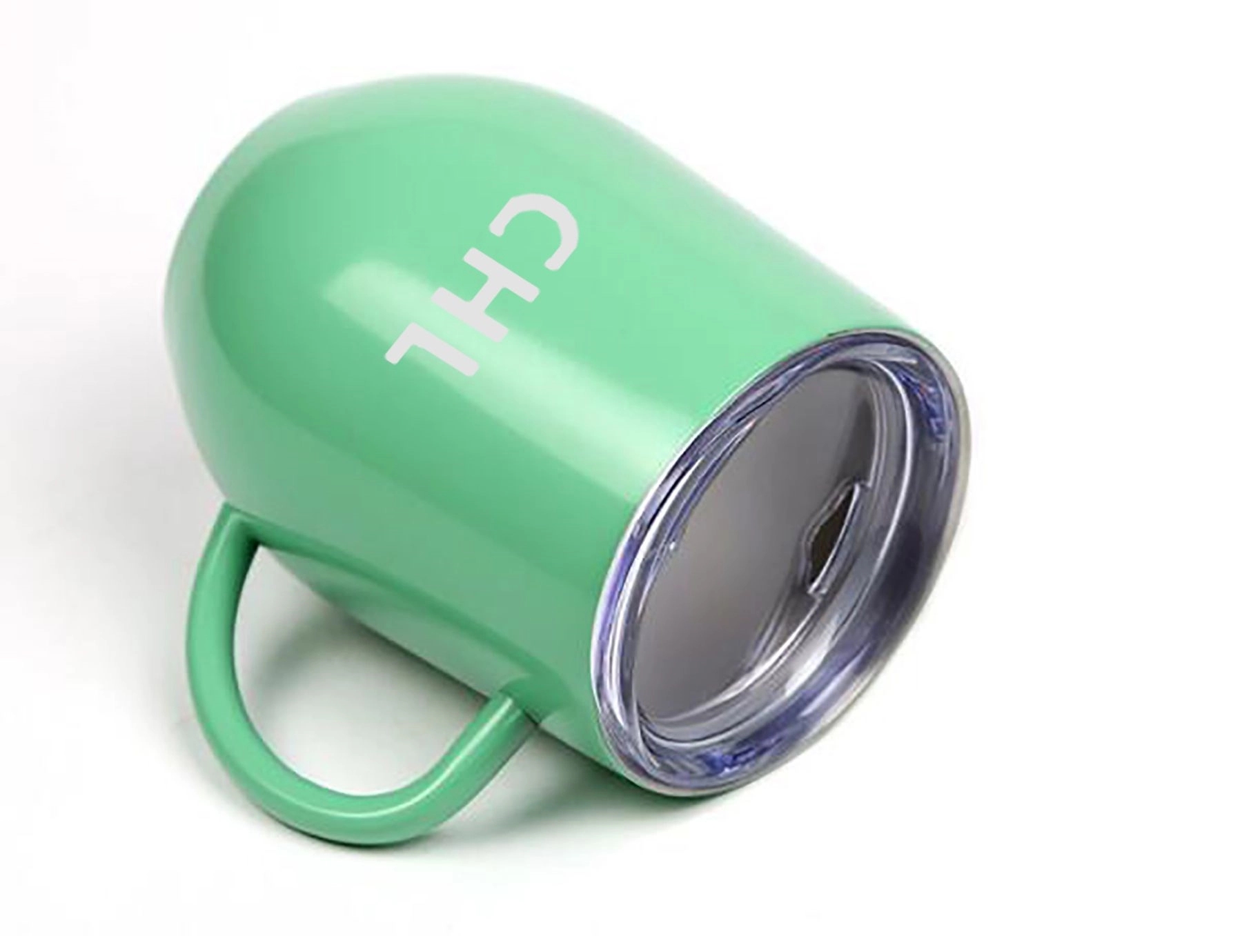 12oz Stainless Steel Mug with Lid and Handle 14