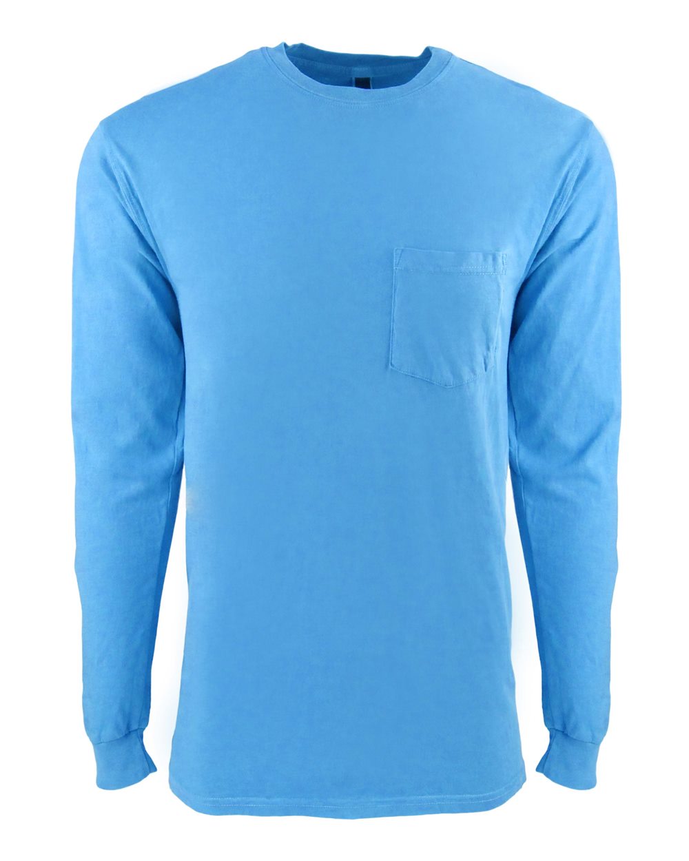 Unisex Inspired Dye Long Sleeve Pocket T-Shirt - 7451 4