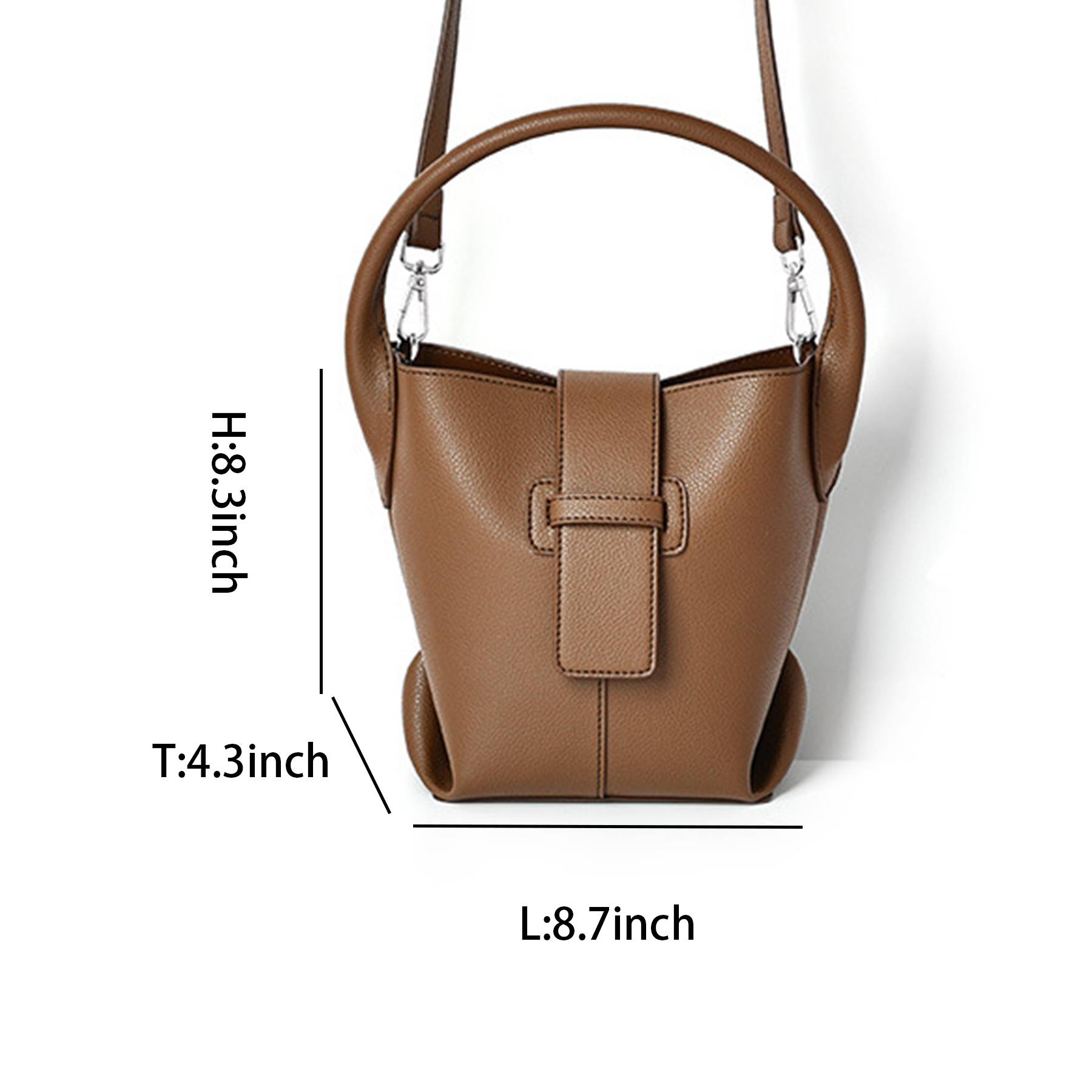 The Bucket PU Bag for Women 2
