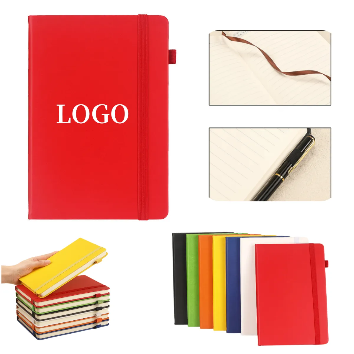 A5 Journal with Pen Strap