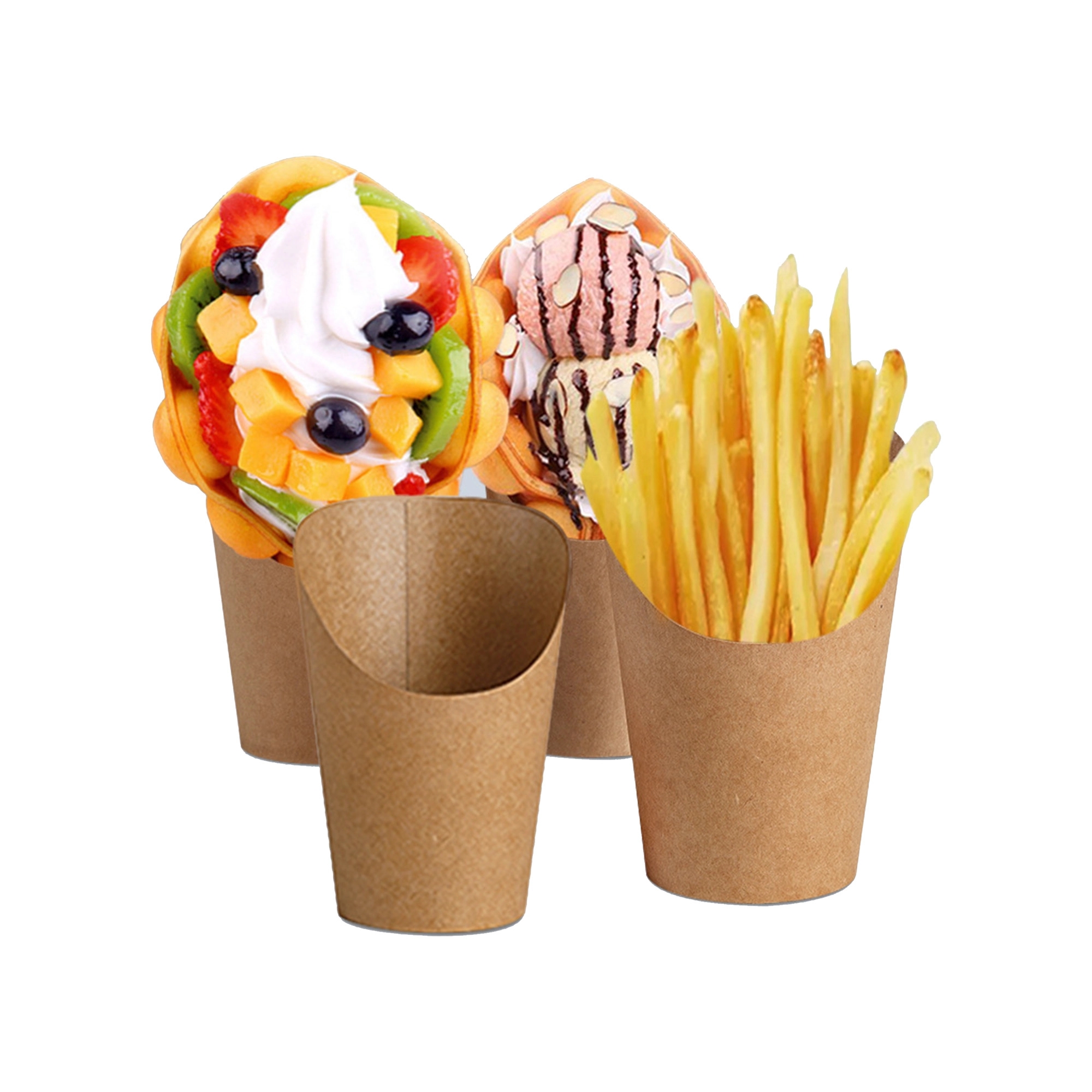 12Oz Disposable Paper French Fries Cup 1