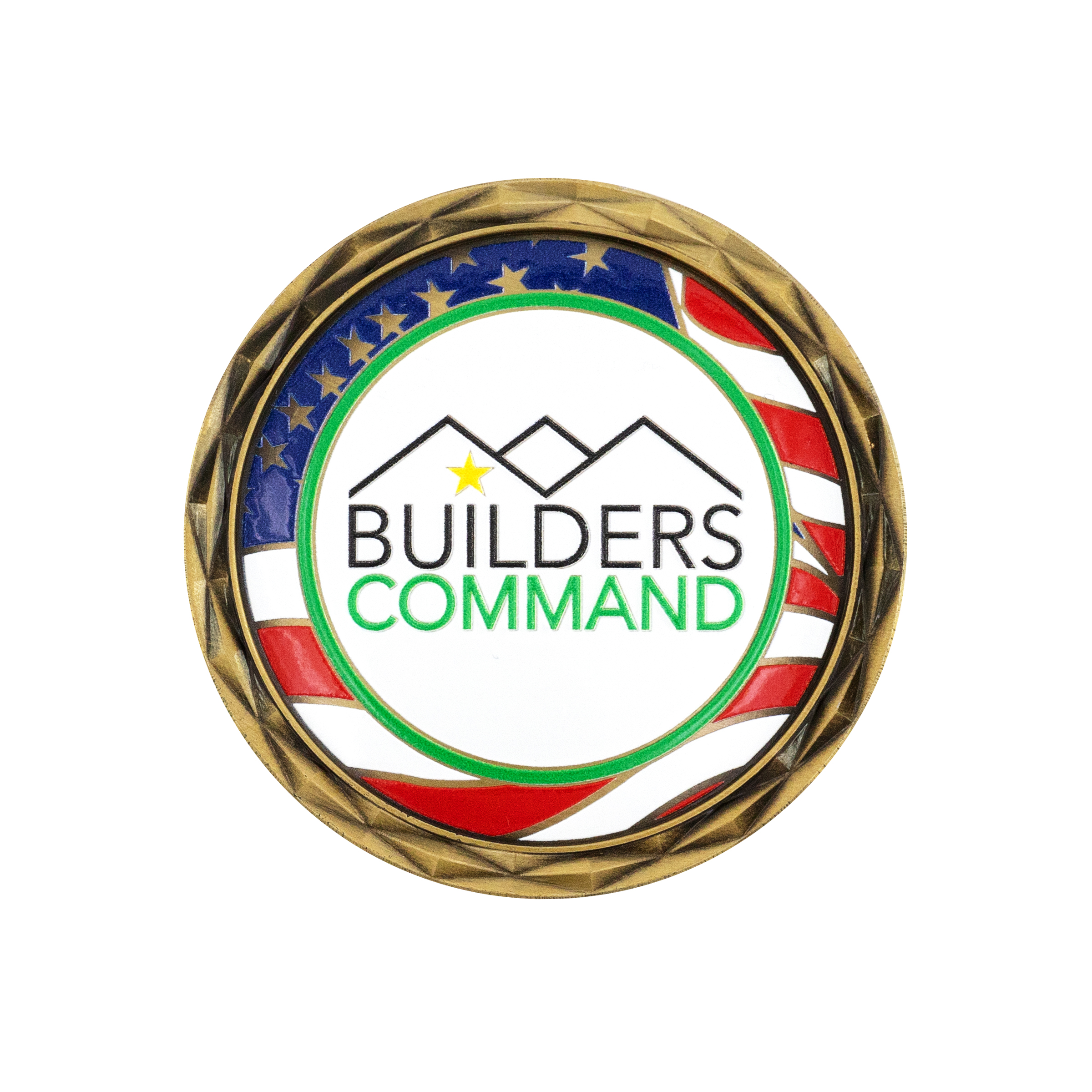 2" Speed Challenge Coin Diamond Border w/ 3D Texture Print 19