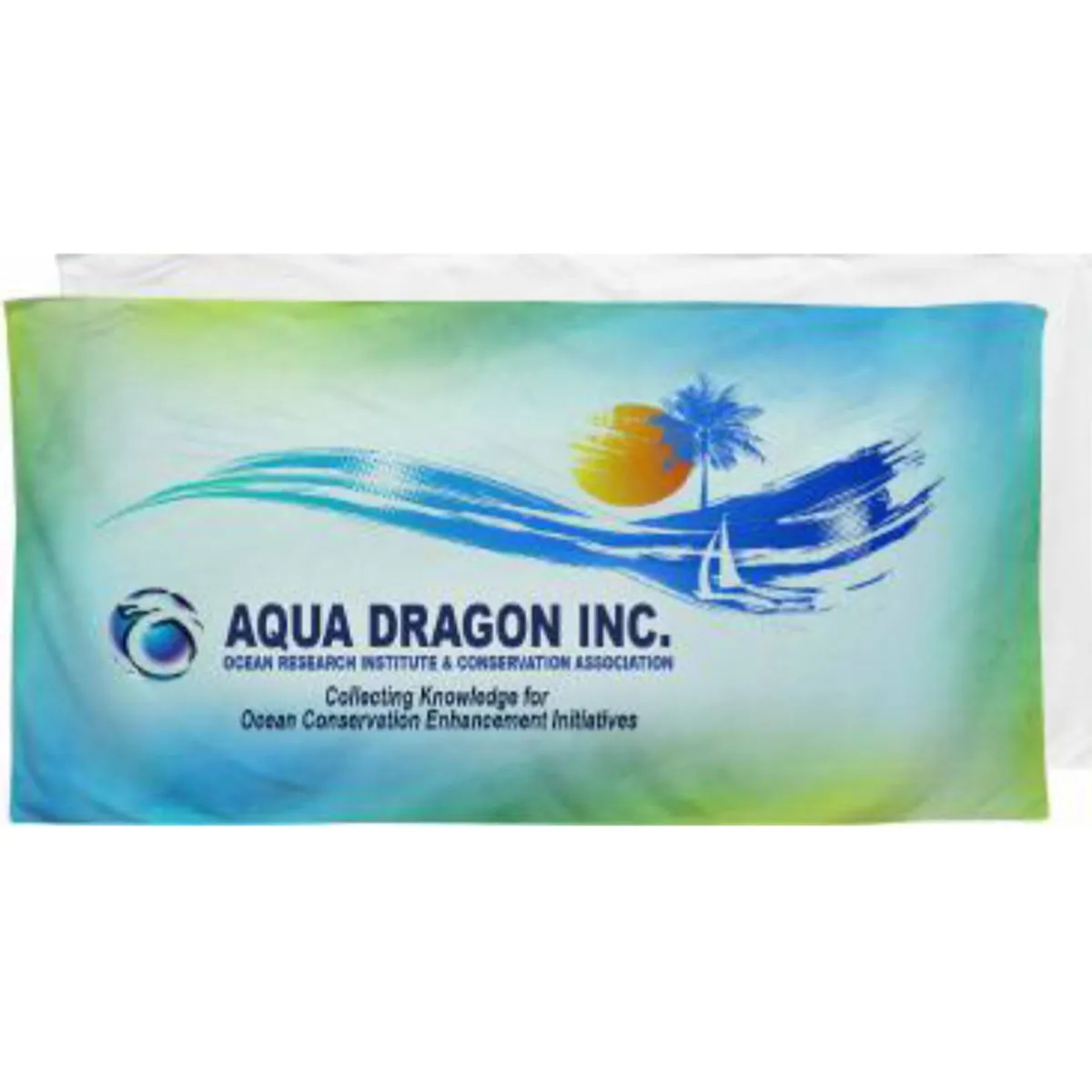 Sublimated Full Bleed Velour Cotton Blend Beach Towel, 30x60 1