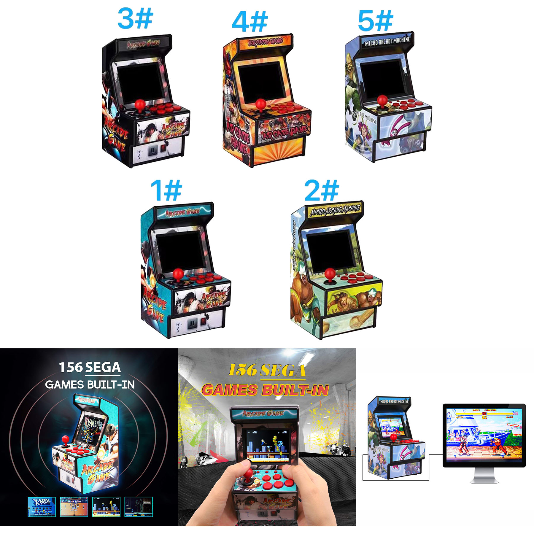Retro Machine Playable Mini Arcade 2