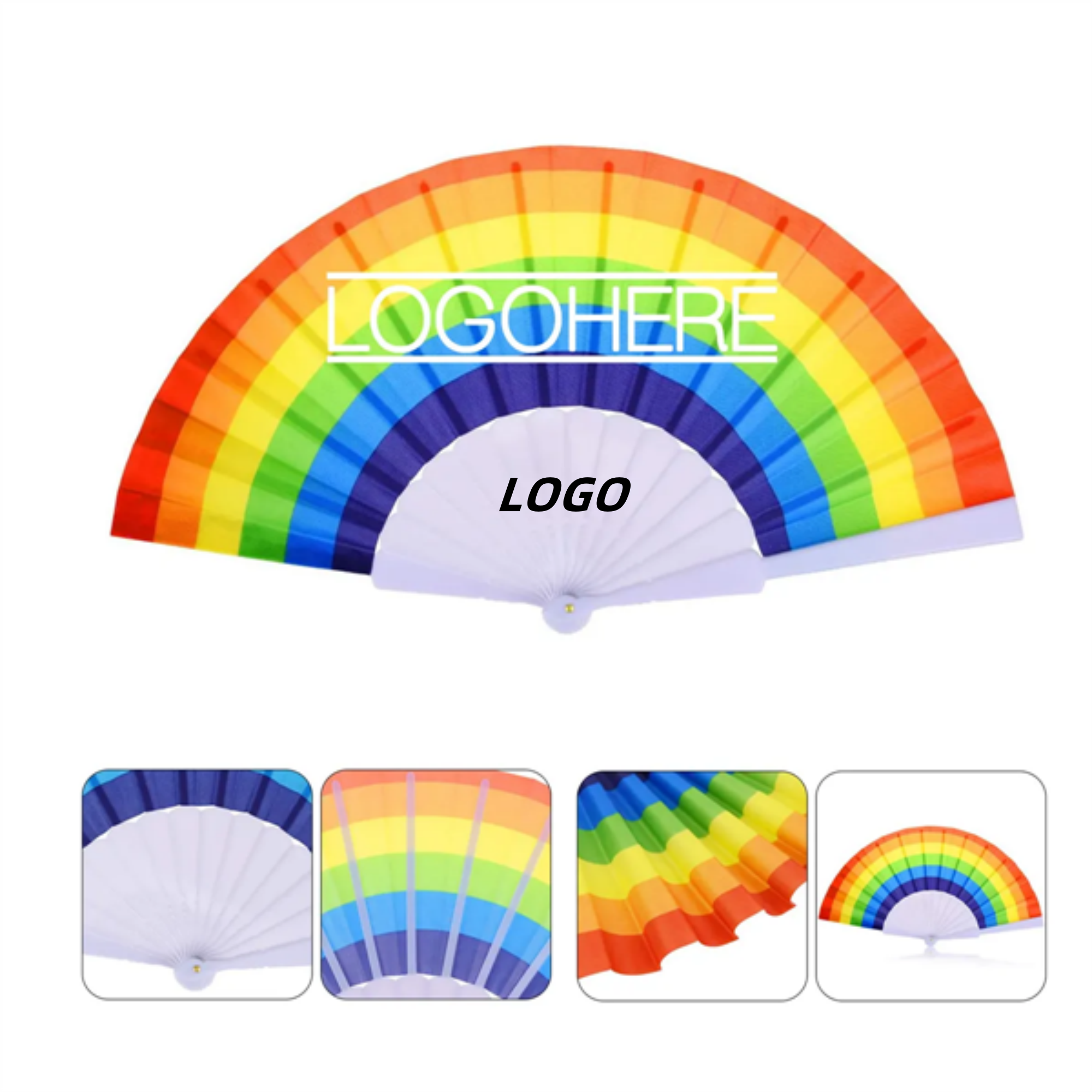 Plastic Rainbow Fan 2