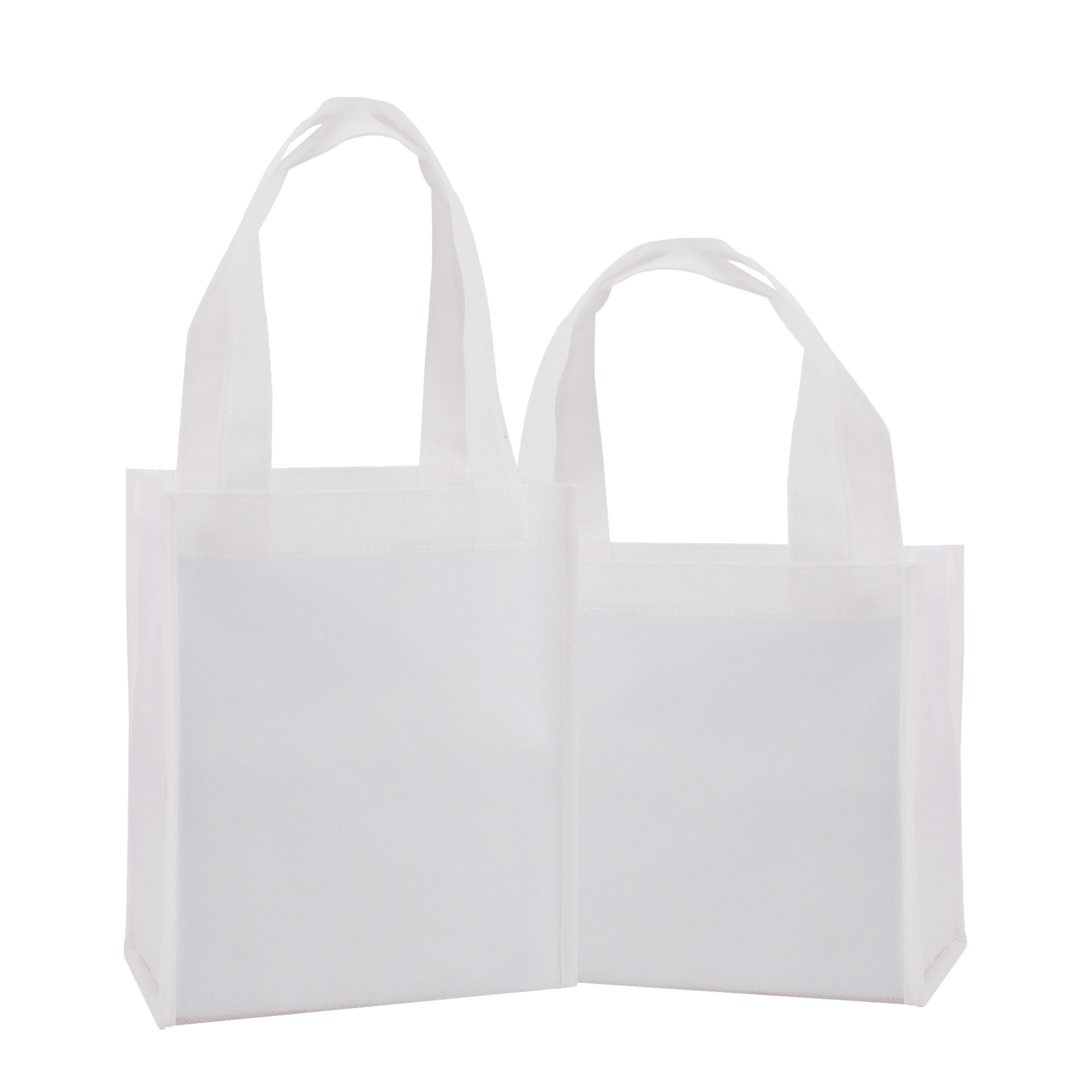 105GSM Full Color Full Wrap Laminated Tote Bag With Square Corner (12'' x 16'' x 6'') 2