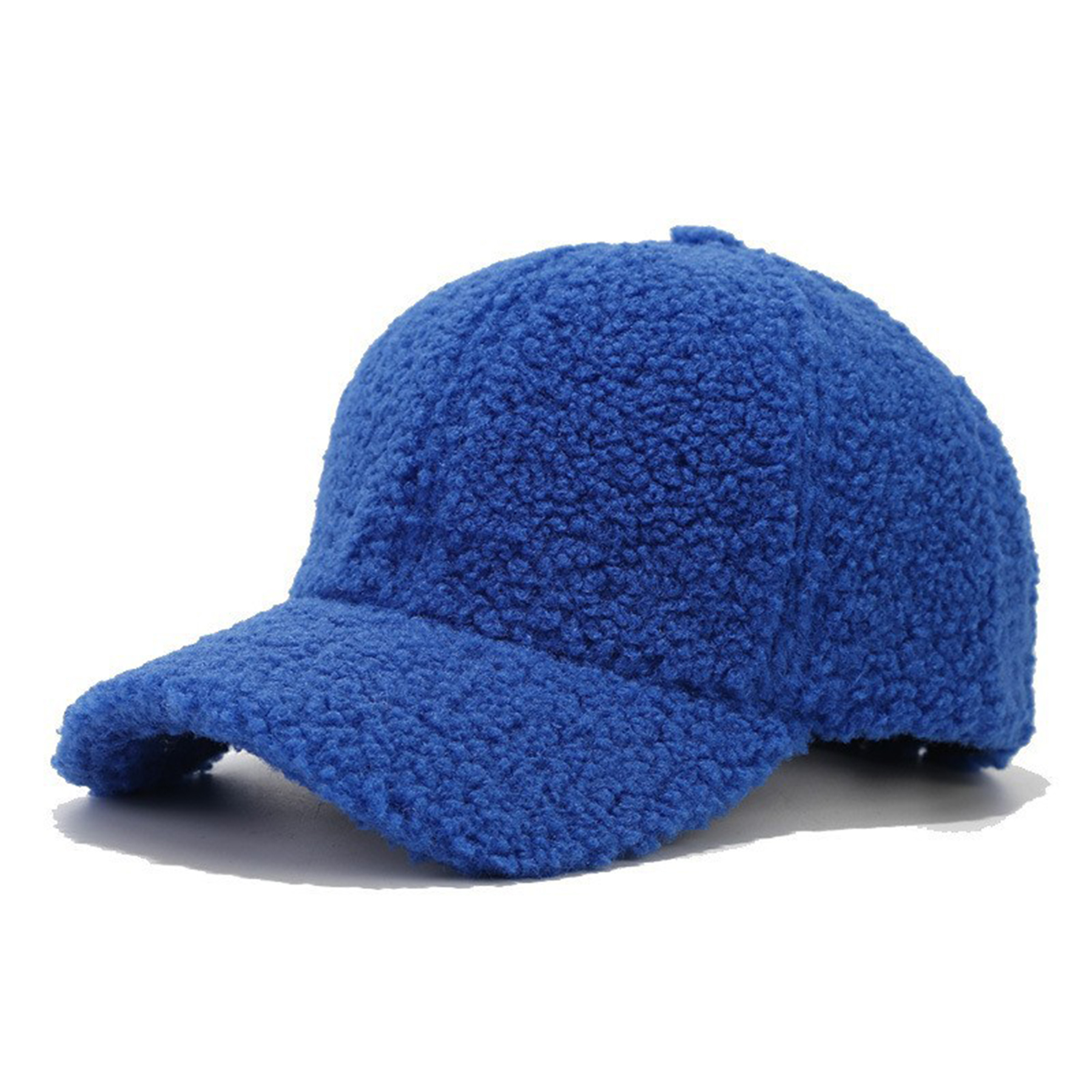 Women Winter Lamb Wool Baseball Cap 15