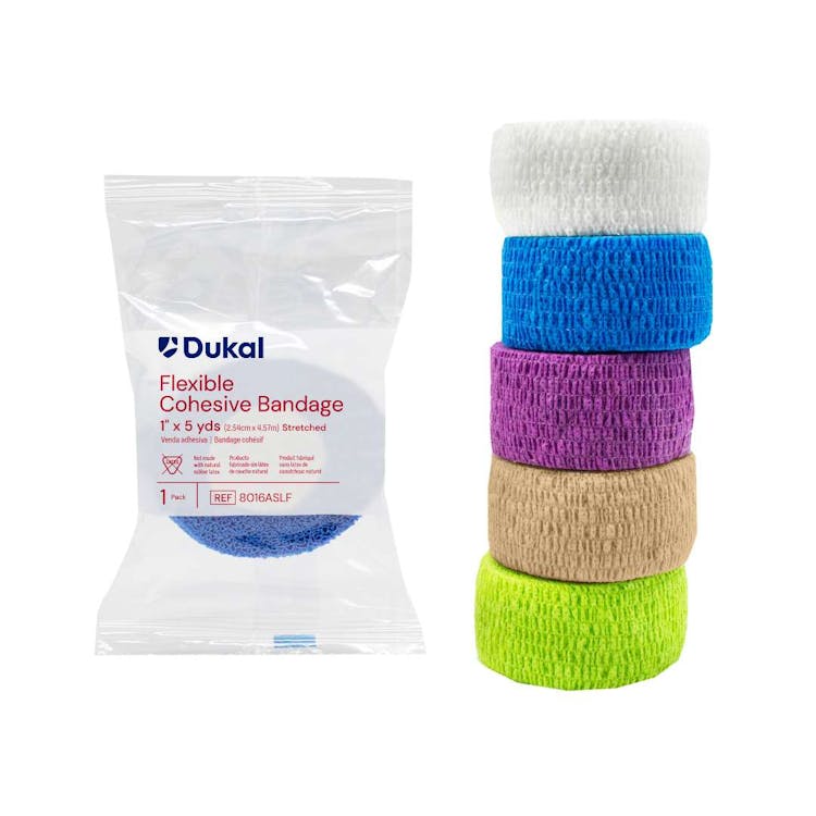 Non-Sterile Non-Latex Cohesive Bandages 1" x 5 yds 2