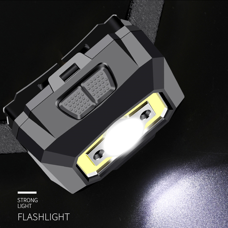 LED Headlamp with Motion Sensor – 500 Lumens, 1200mAh Rechargeable, White/Red Light 8