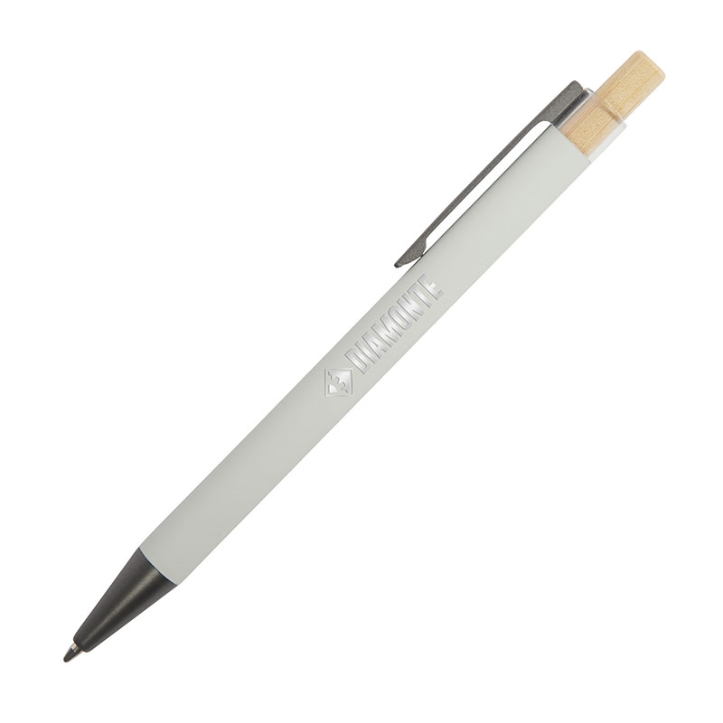 Arundi Recycled Aluminum Pen With Bamboo Plunger 47