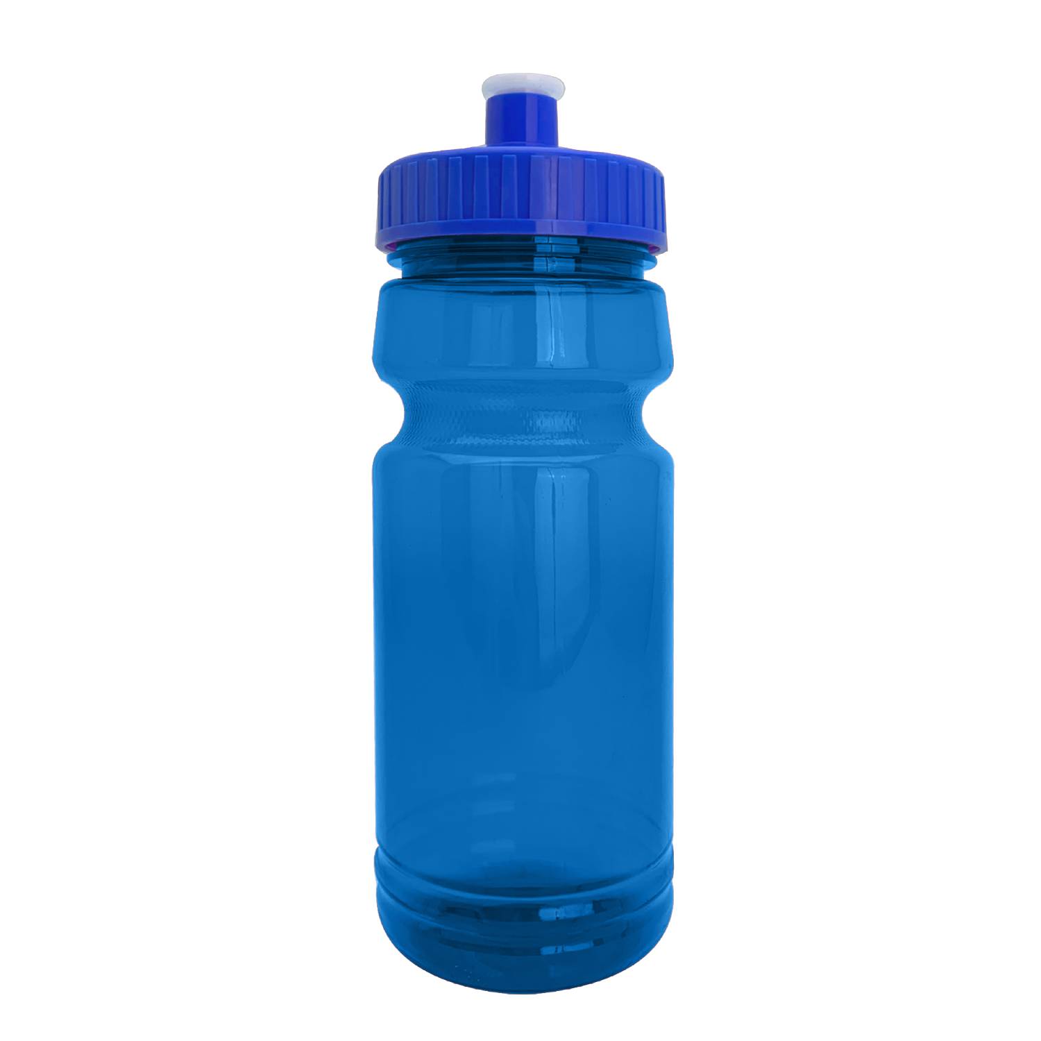Recycled Push Pull Lid Sports Water Bottle, 24oz. 5