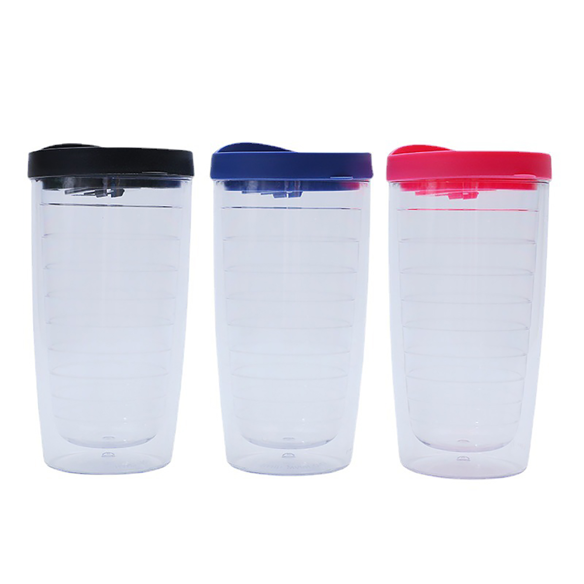 Double Layer Threaded Inner Plastic Water Cup 2