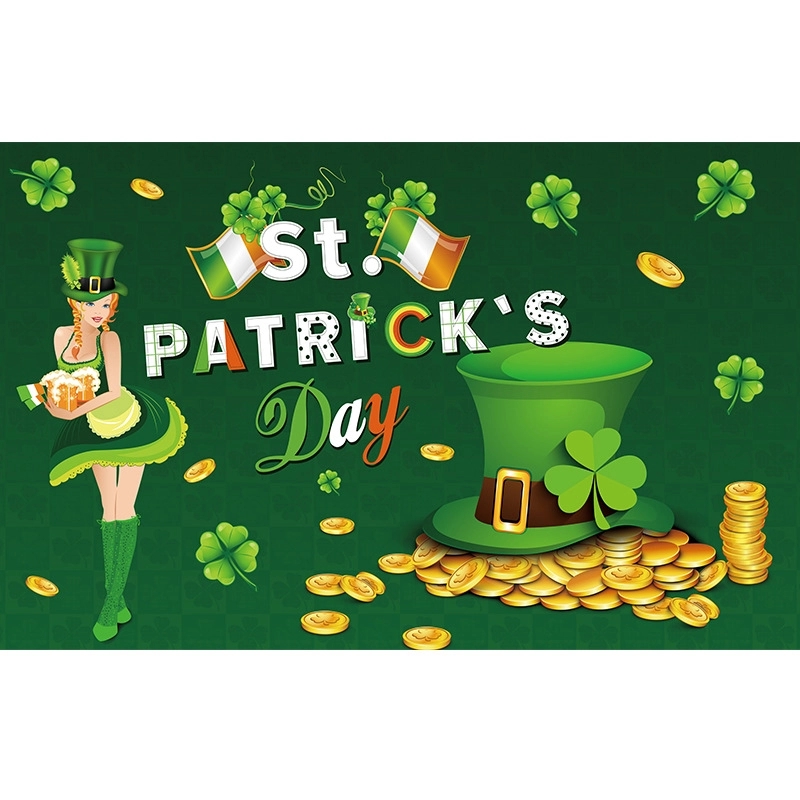 St. Patrick's Day Banner Backdrop Decorations 2