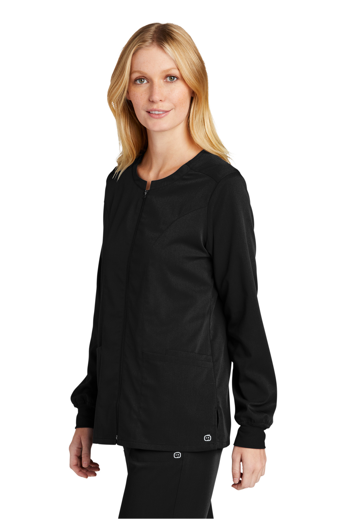 Wink Women's Premiere Flex Full-Zip Scrub Jacket WW4088 60