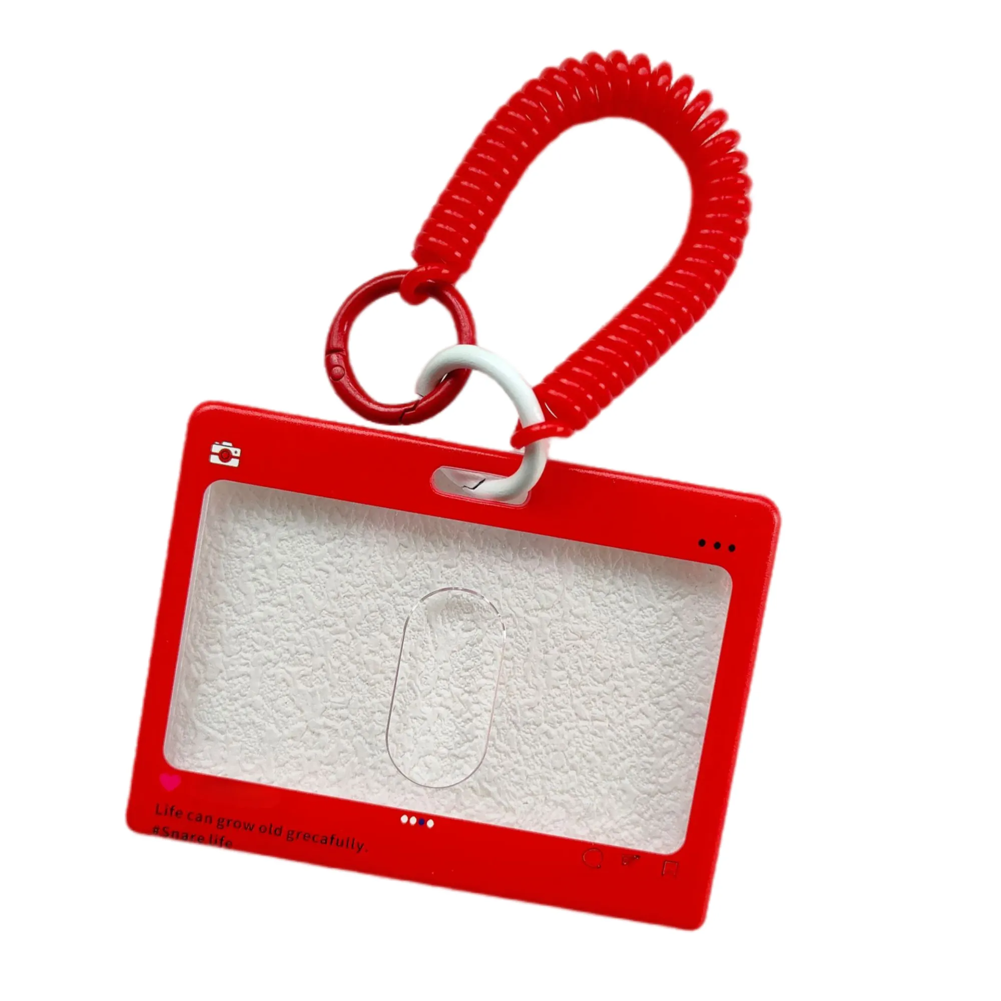 Acrylic Card Holder Keychain 4