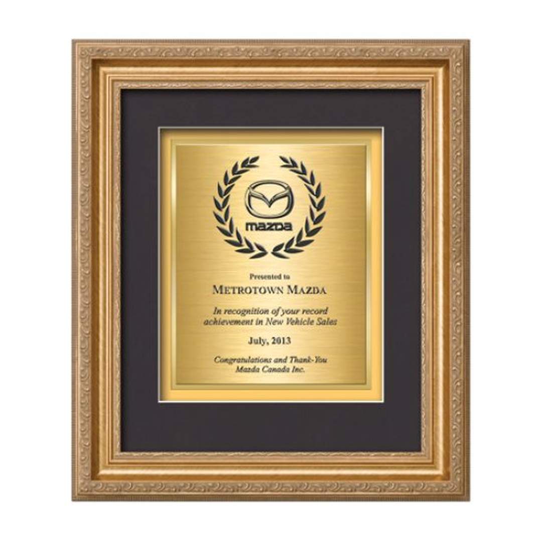 Regal Certificate TexEtch - Gold 2