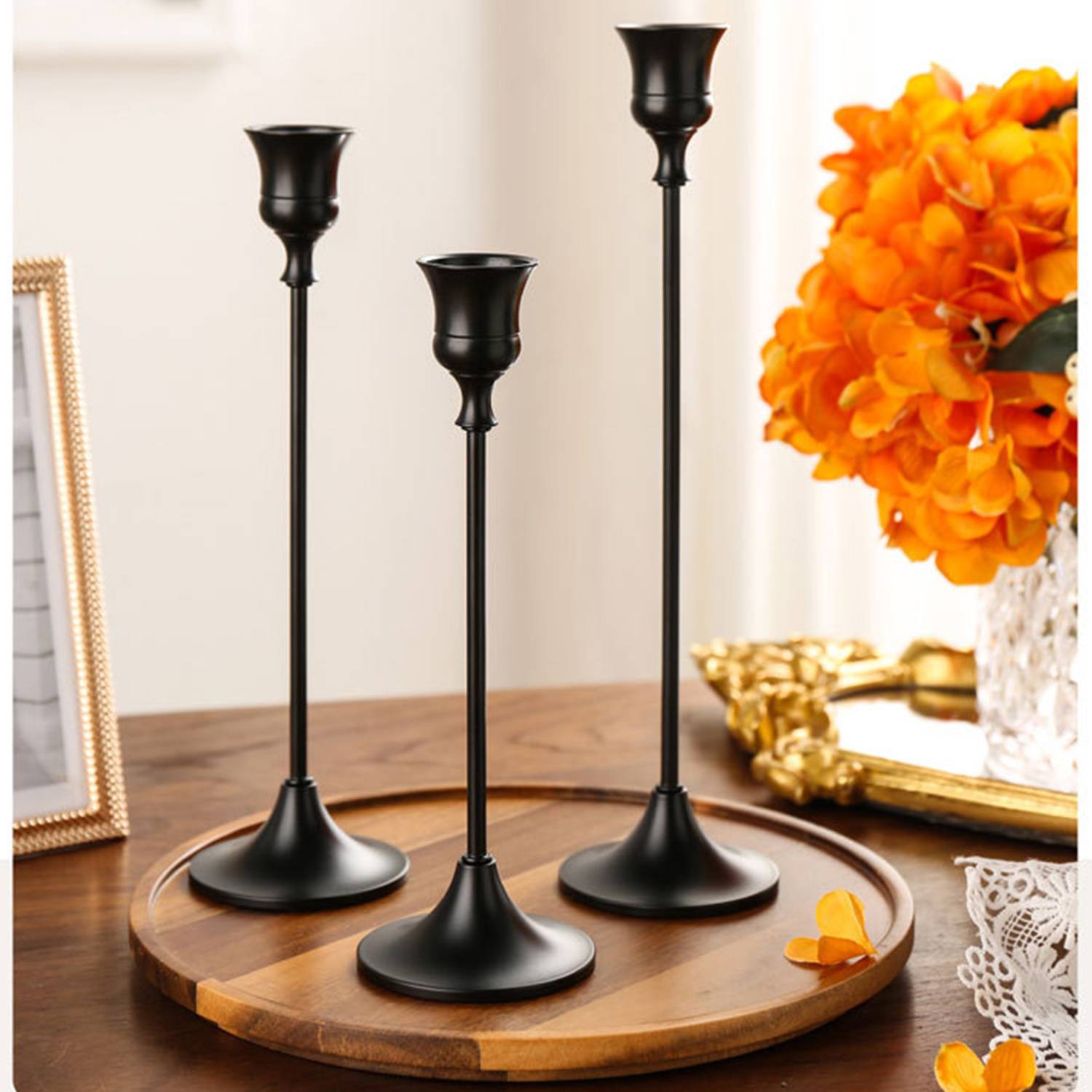 3Pcs/Set Candelabra Candle Holder 3