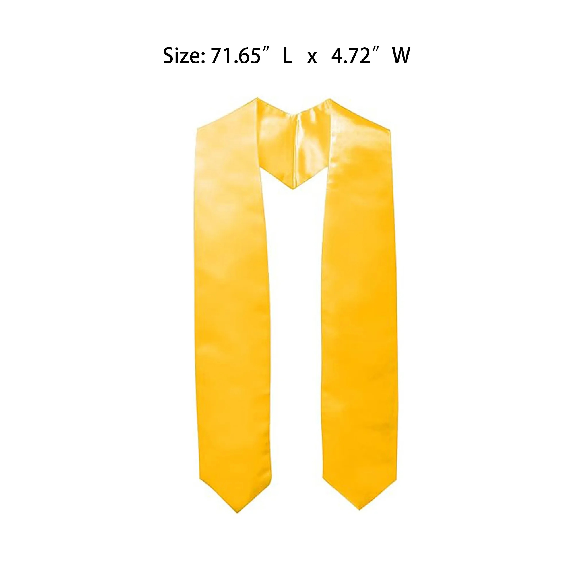Adult Plain Graduation Stole 6