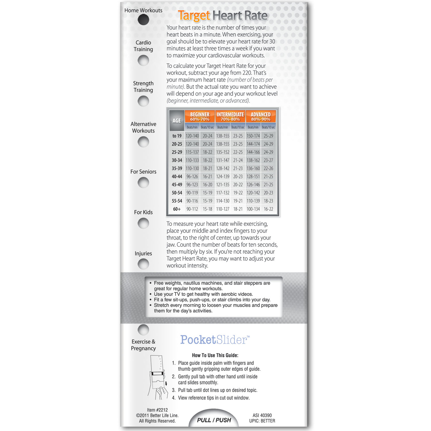 Pocket Slider - Fitness and Exercise 4
