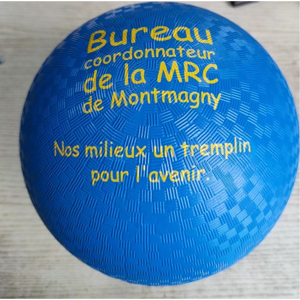 PMS Color Match Rubber 2-PLY 10" Playground Ball,Kick Ball 2