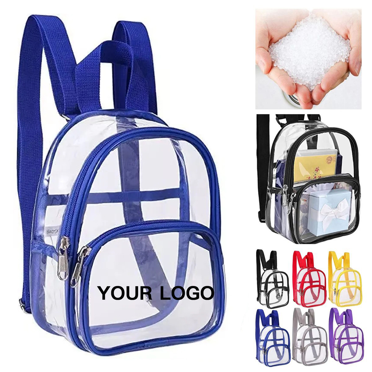 Waterproof Clear Mini Backpack for Concert Use 3
