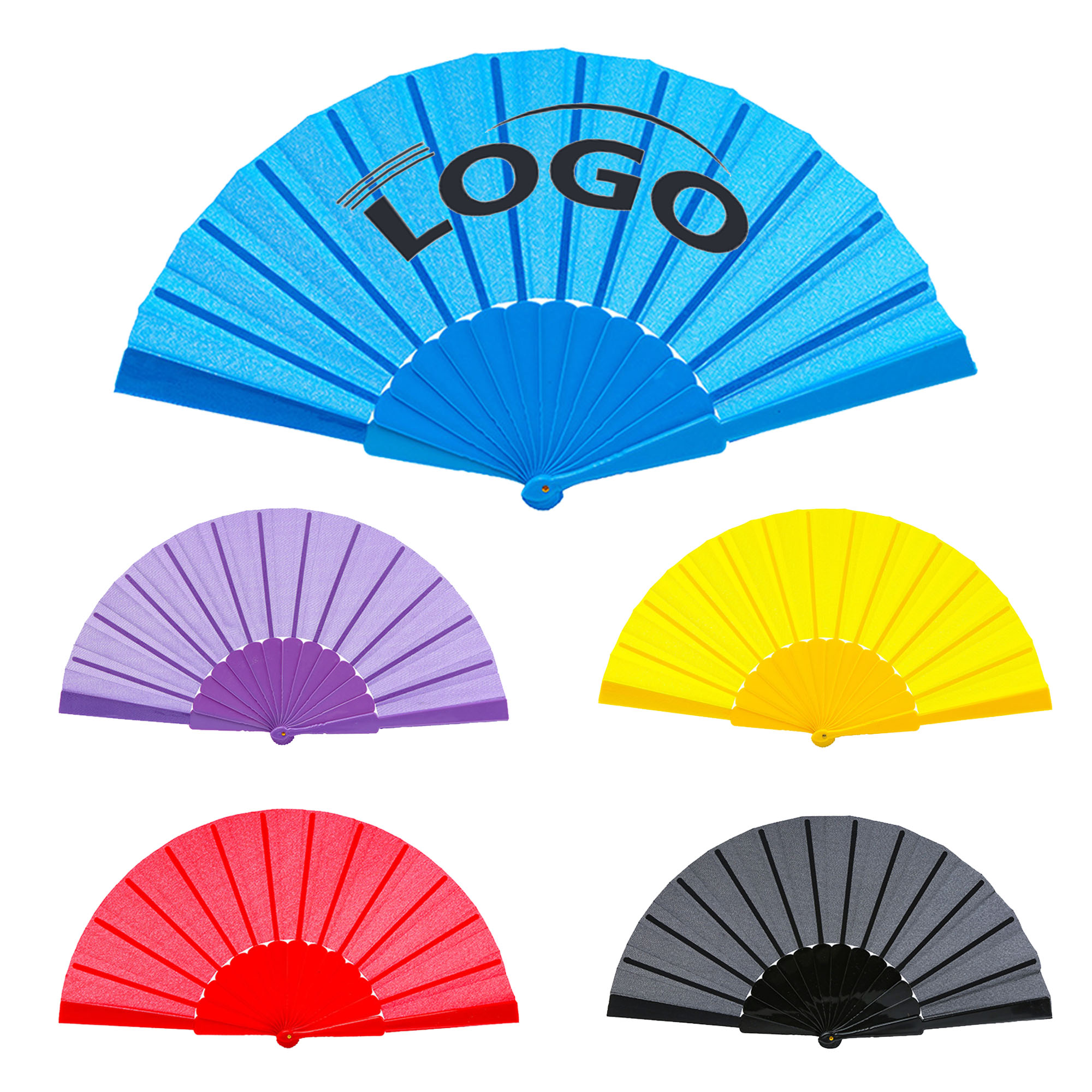 Plastic Folding Fan 2