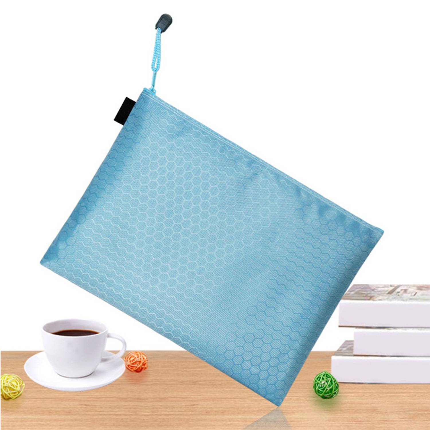 Waterproof Pvc Canvas Zipper File Storage Bags 13
