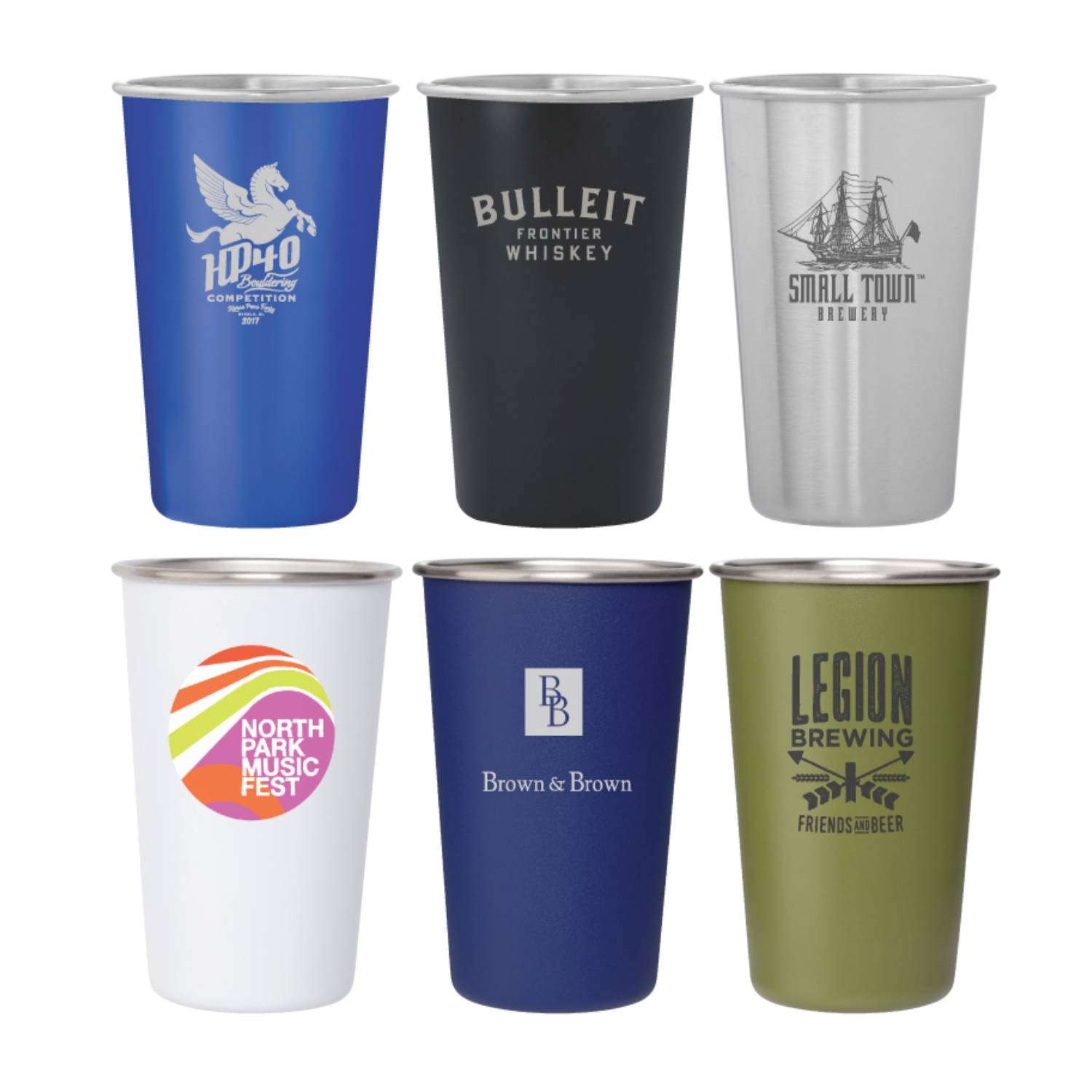 Stainless Steel Glass, 16 oz. 5