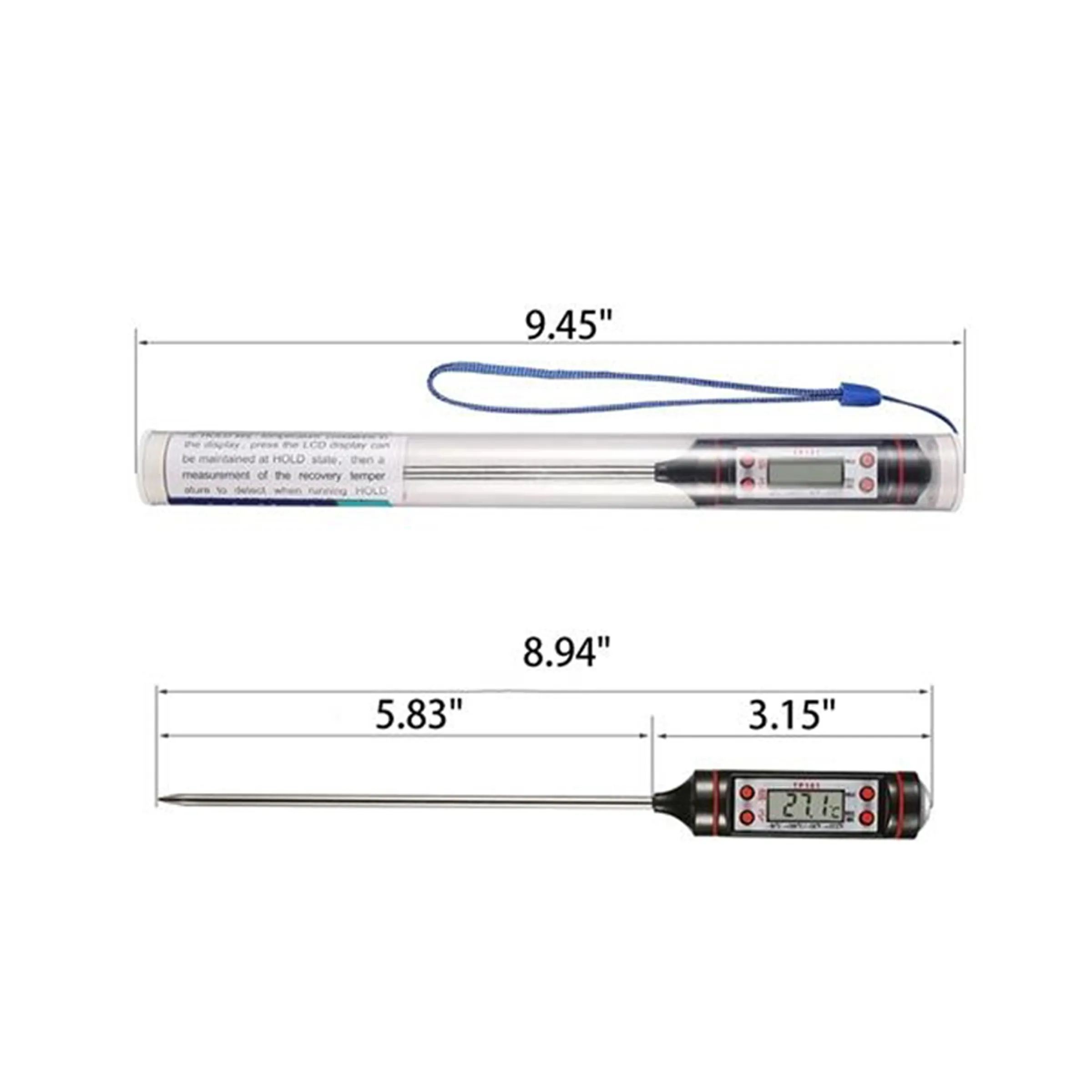 Waterproof Digital Grill and Cooking Thermometer 2