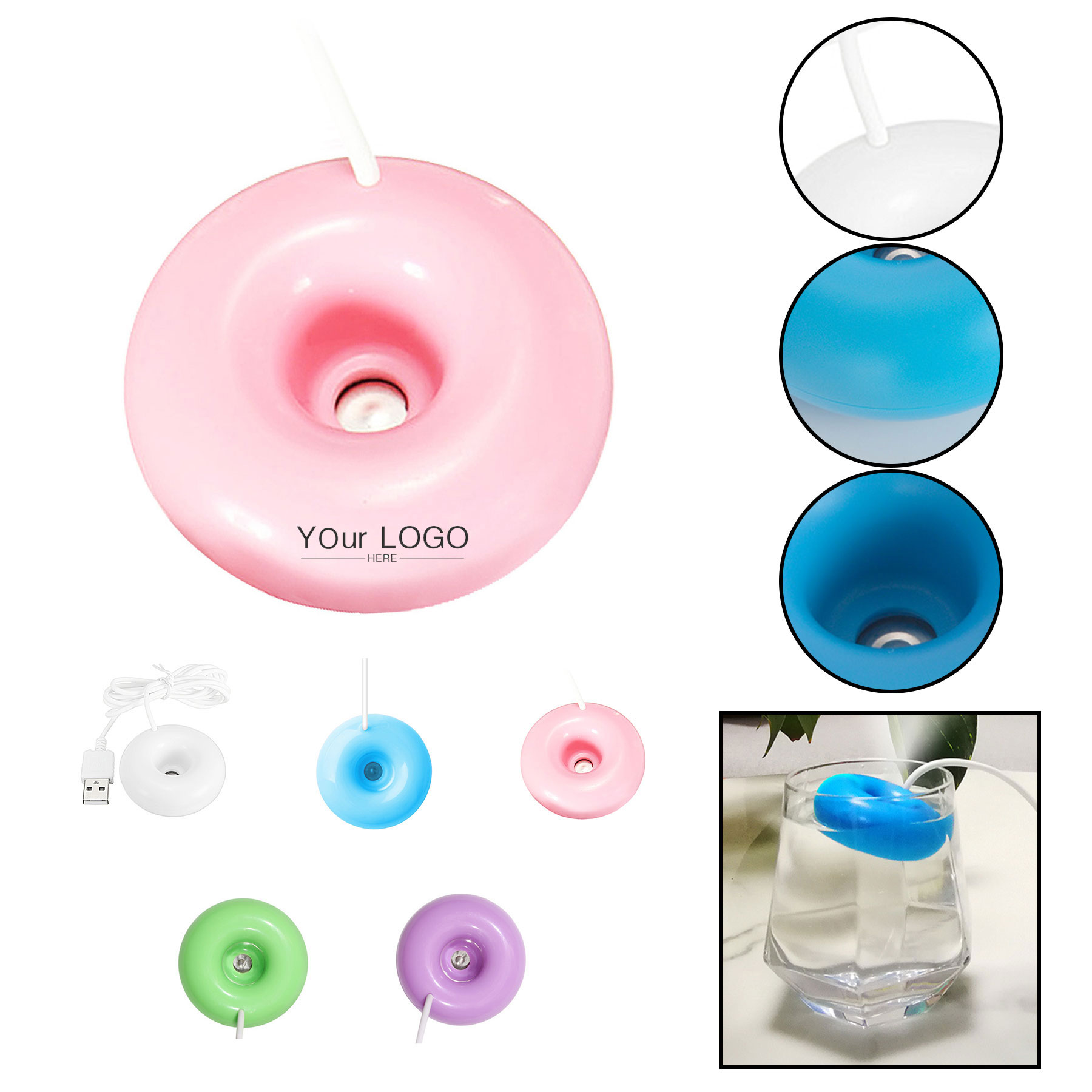 Donut Usb Nebulizer Humidifier Hydrating 2