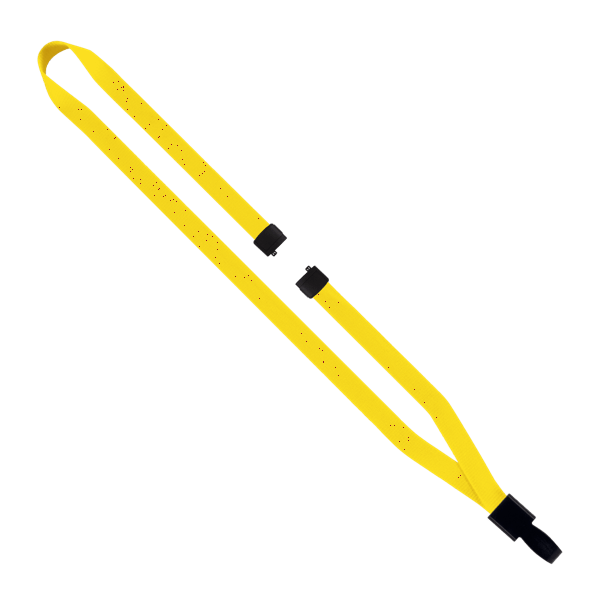 1/2" Polyester Lanyard with Non-Swivel Plastic Hook 171