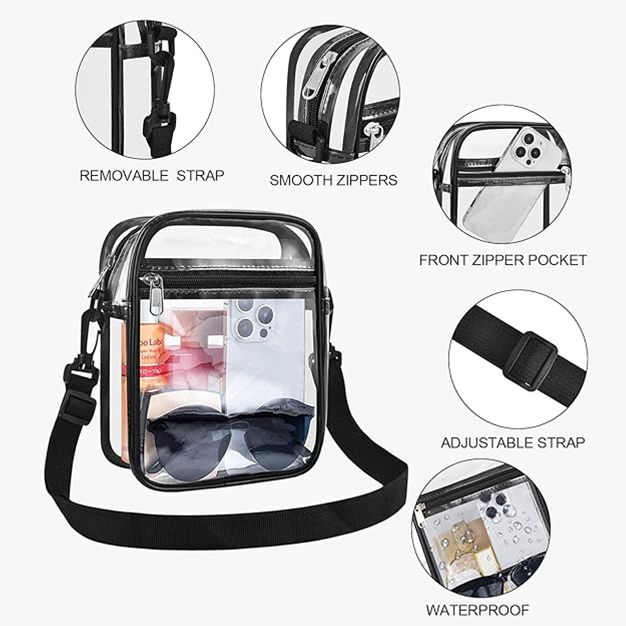 Clear Messenger Bag 2